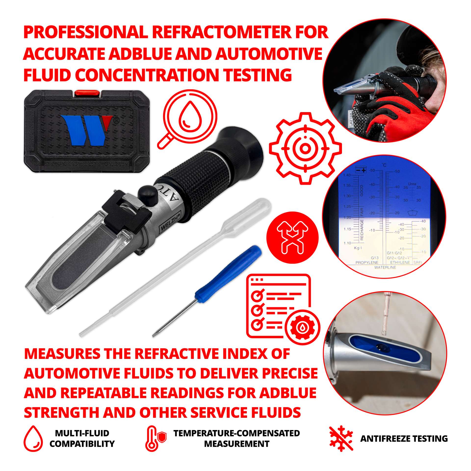Refraktometr pro AdBlue, Welzh
