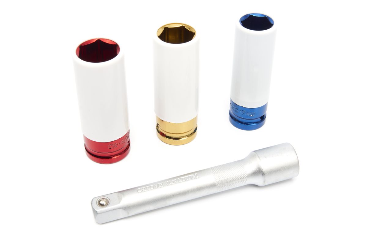 Klíč momentový 1/2“, rozsah 20 - 210 Nm, se sadou nástavců
