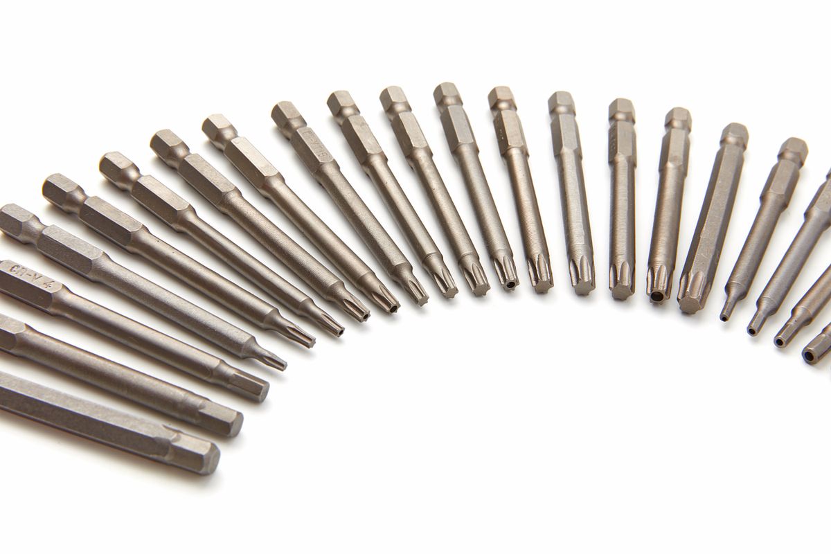 Bity 1/4", PL-PH-PZ - Inbus - Torx - Robertson, S2 Ocel, sada 50 dílů
