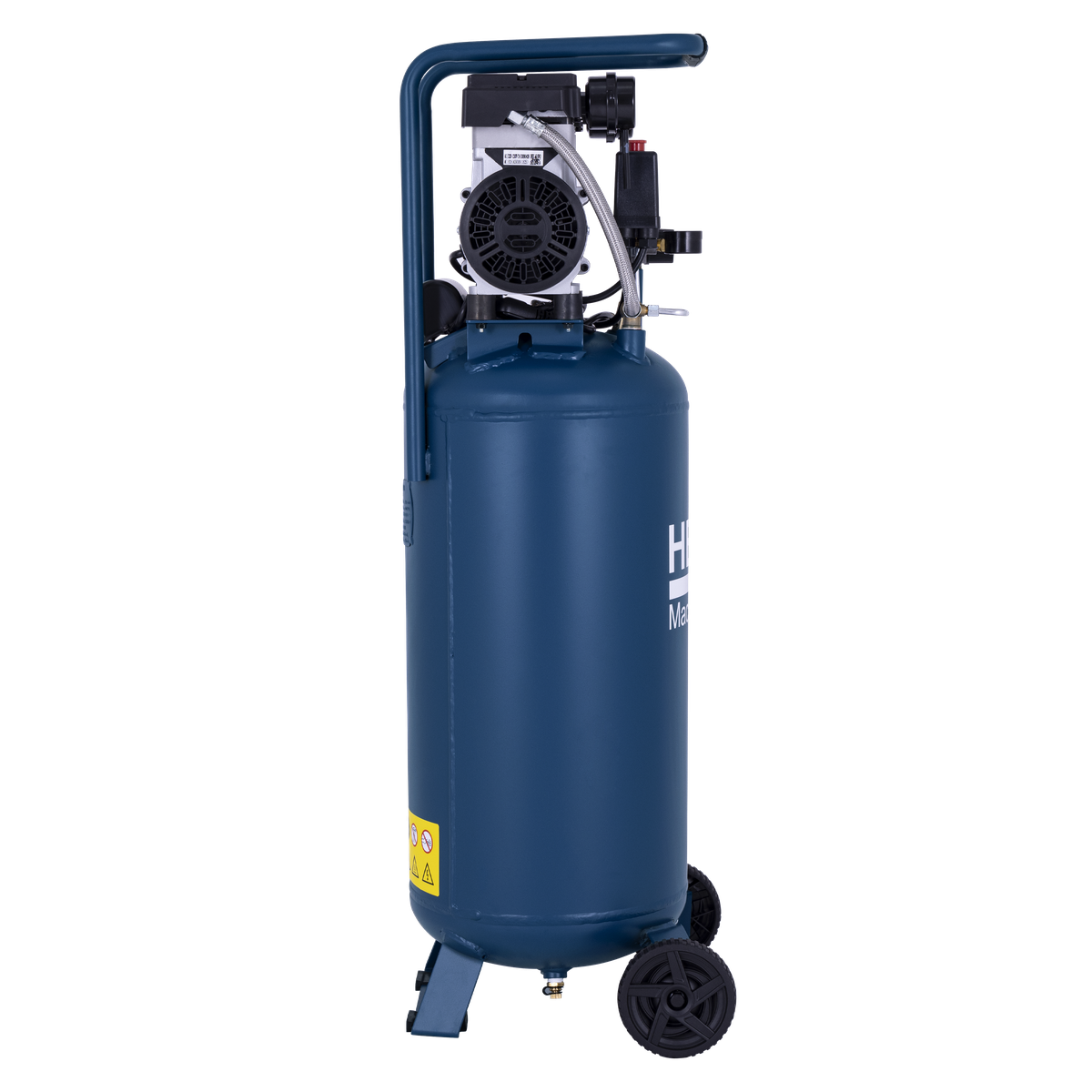 Tichý vertikální kompresor, 1HP, 50l, HBM