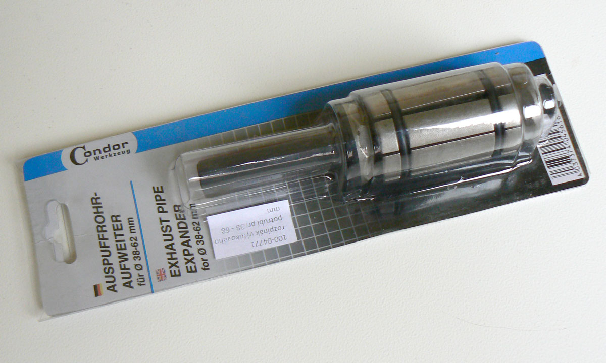 Rozpínák výfukového potrubí pr. 38 - 62 mm, Condor Werkzeug