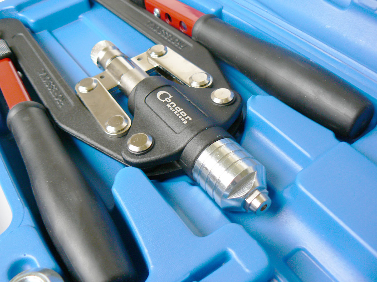 Kleště nýtovací pro maticové a trhací nýty - sada, Condor Werkzeug