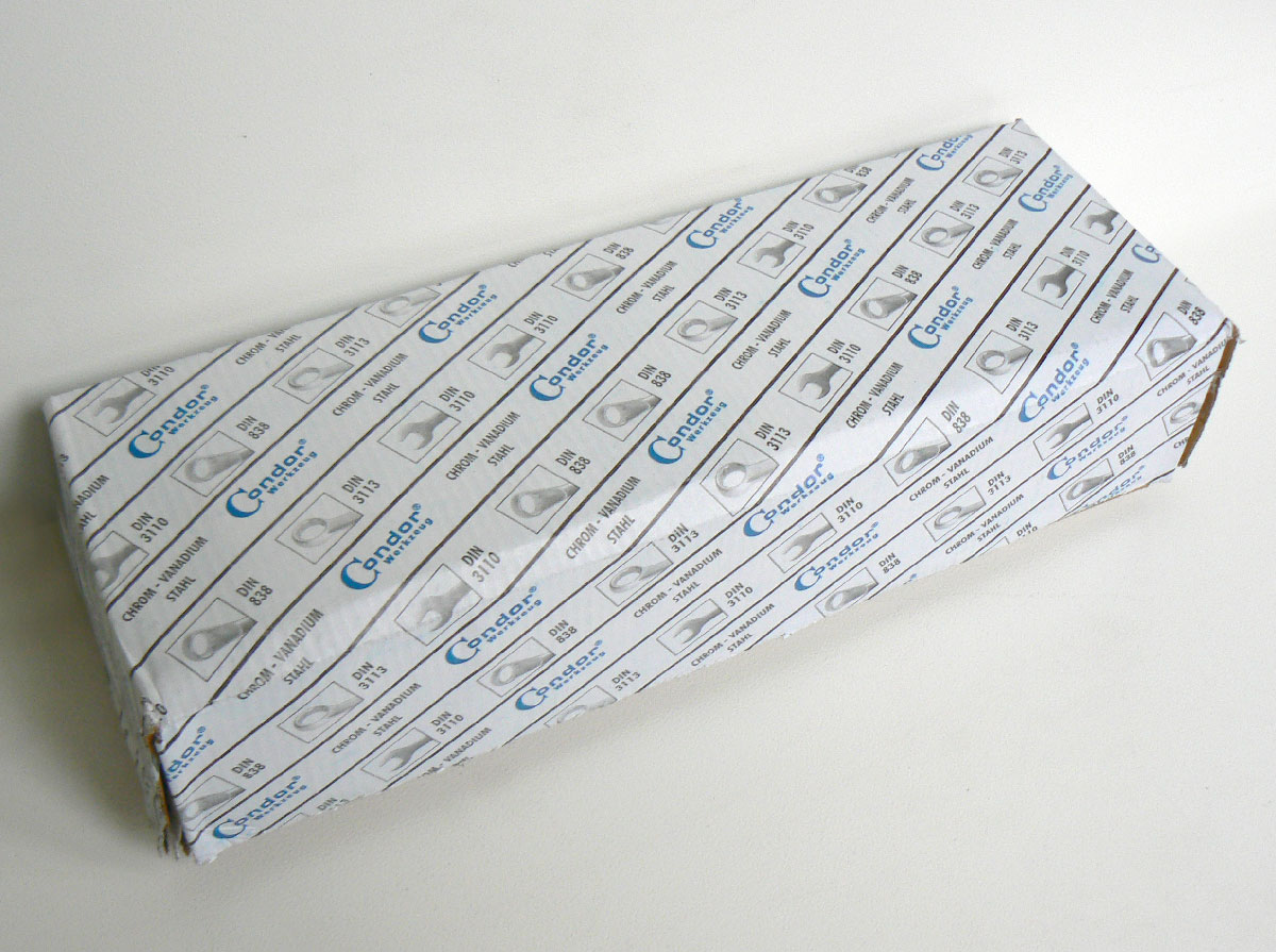 Klíče očkové - vyhnuté, 6 - 32 mm, sada 12ks,  textilní obal, Condor Werkzeug