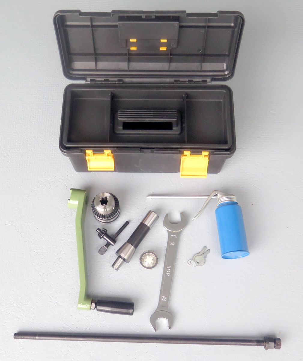 Warco Super Major, robustní frézka / vrtačka na kov s převodovkou - 450 kg