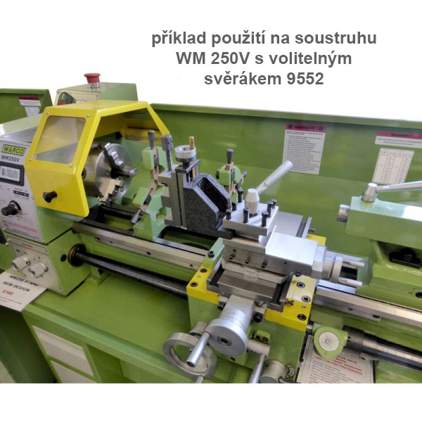 Frézovací nástavec pro soustruh - uchycení v nástrojovém suportu, Warco
