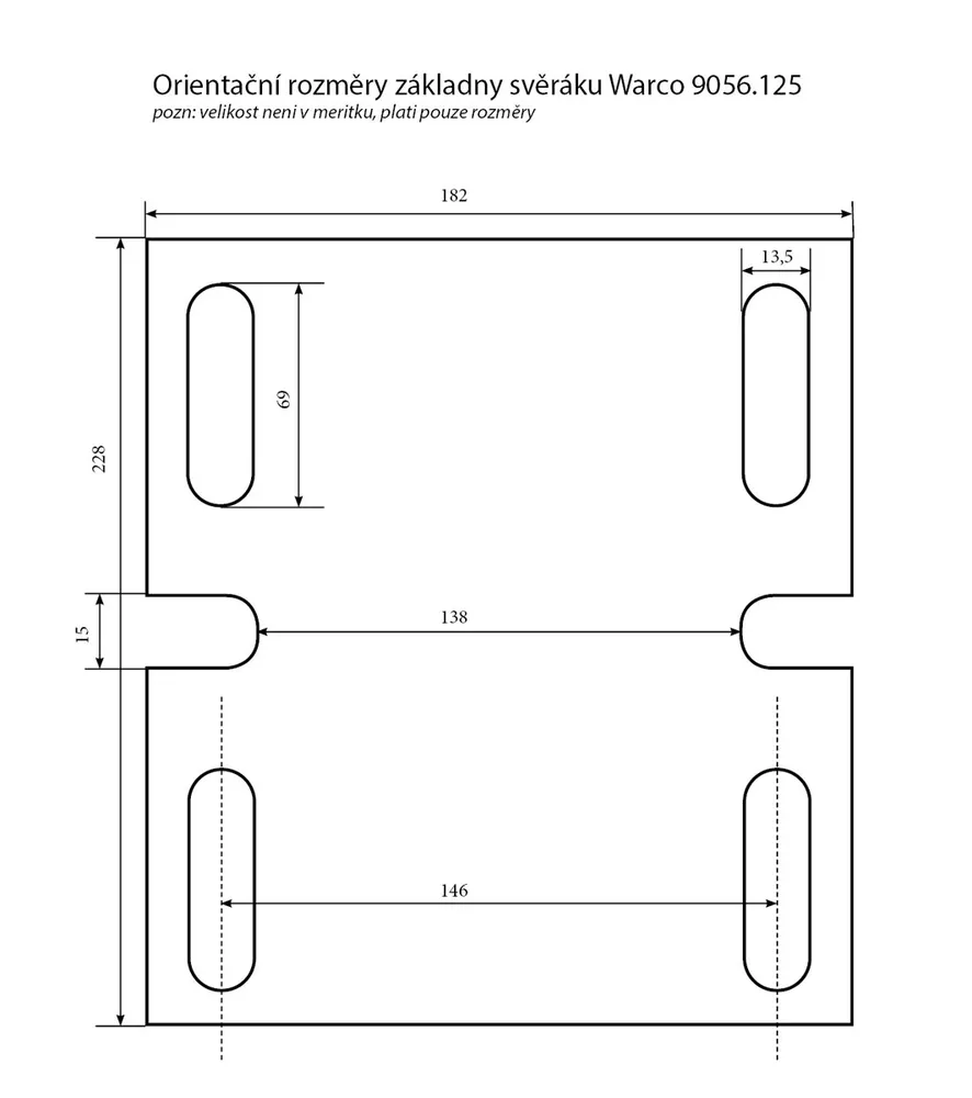Přesný strojní svěrák pod vrtačku a frézku - šířka čelistí 125 mm, Warco