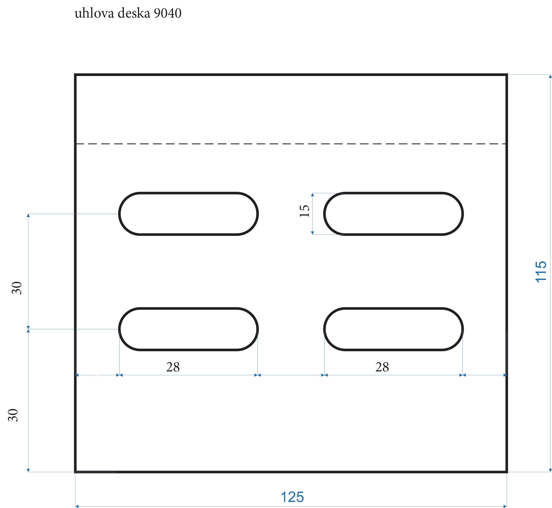 Vyztužená broušená litinová úhlová deska, T-drážky, 165 x 125 x 115 mm, Warco