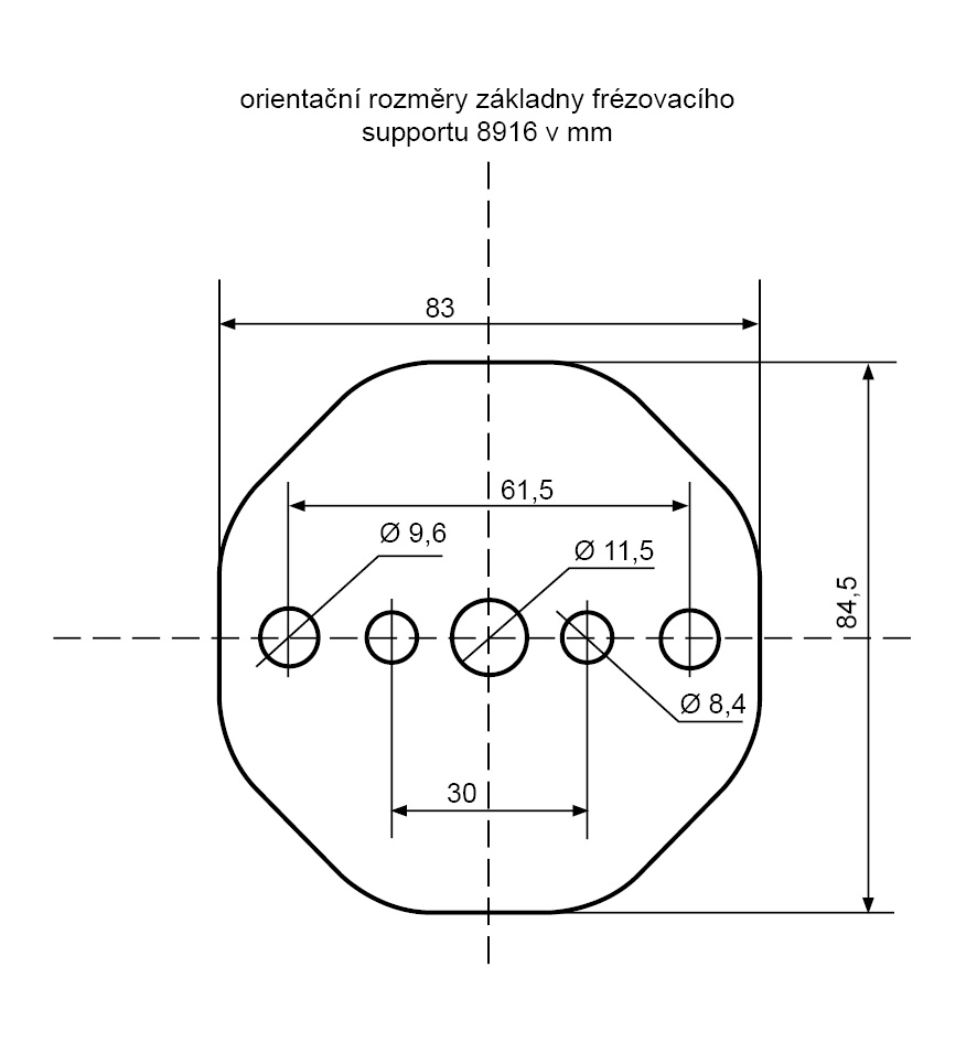 Otočný frézovací suport/nástavec, vhodný pro soustruhy Warco a další, Warco