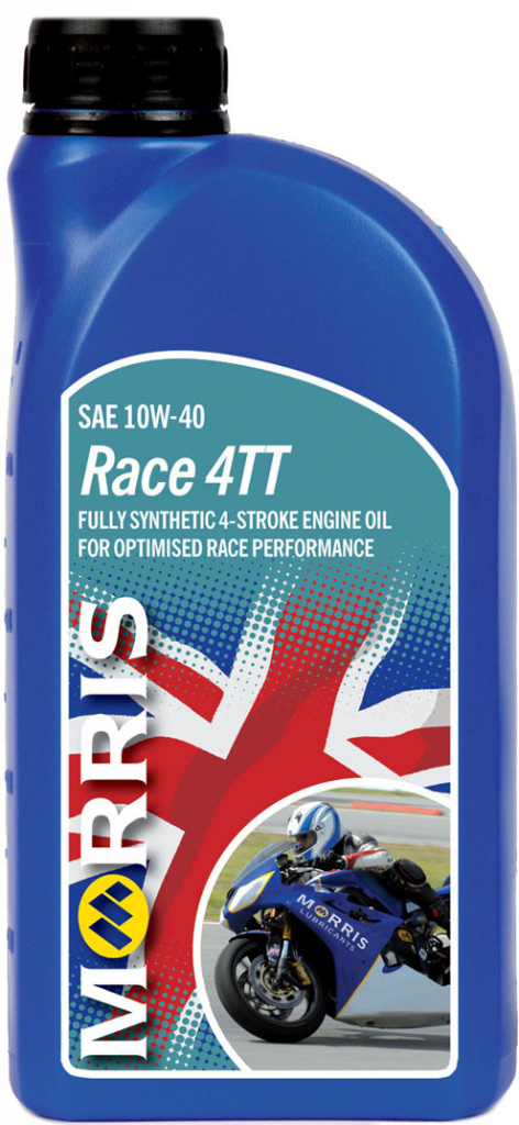 Morris Race 4TT 10W-40, olej pro 4-taktní závodní motocyklové motory, 1l