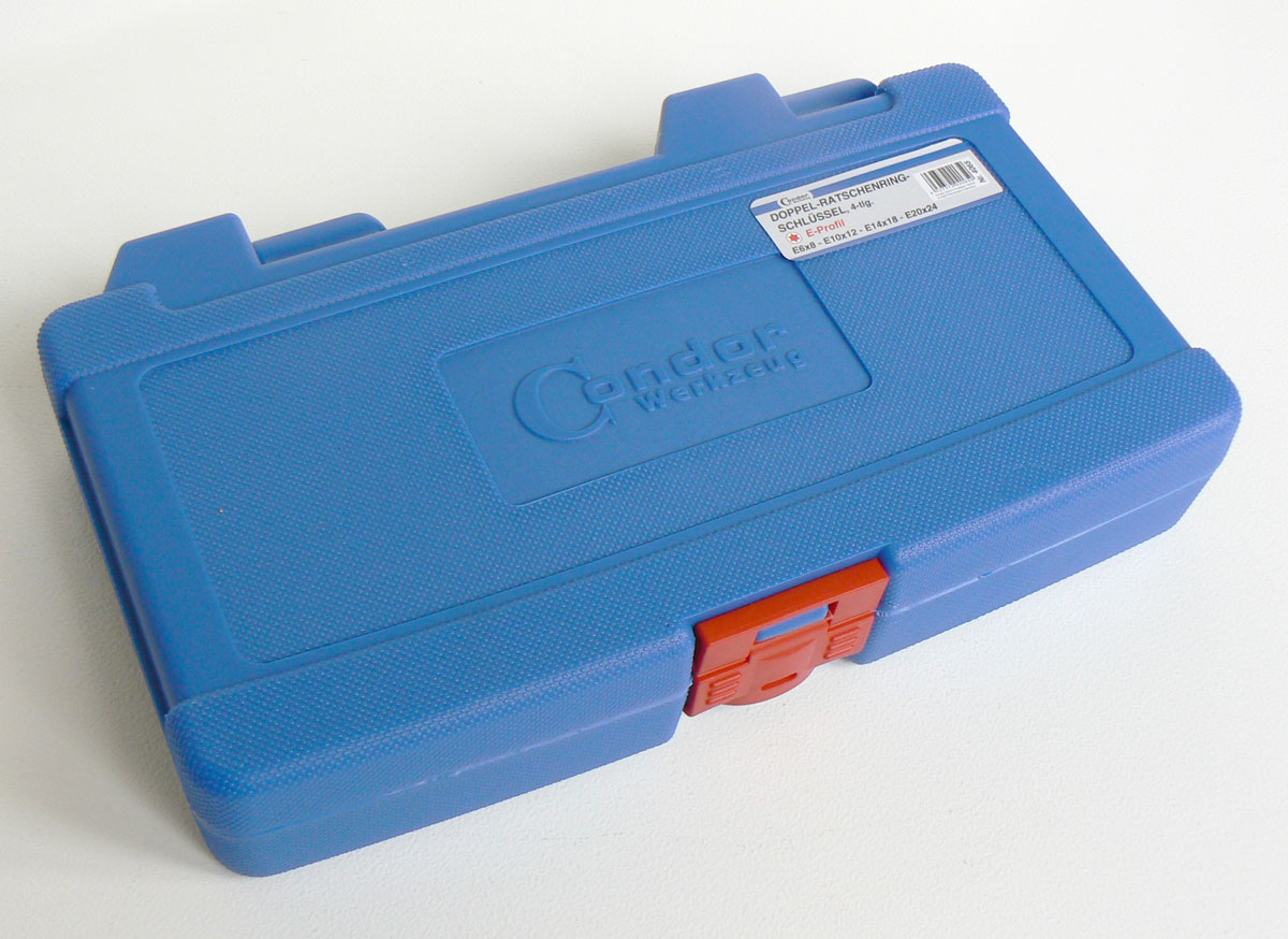 Klíče očkové ráčnové E-profil E6 - E24, sada 4 díly, Condor Werkzeug