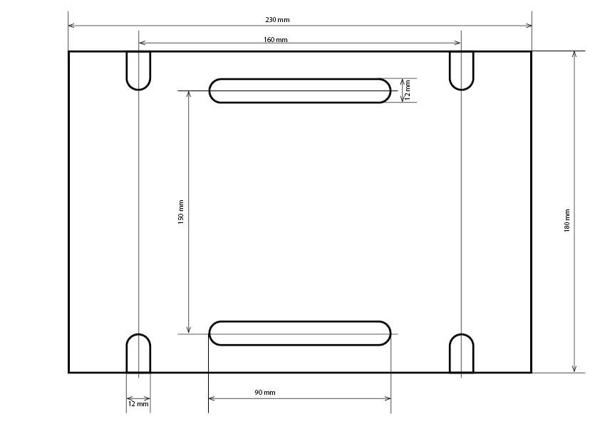 Křížový stůl 225 x 175 mm pro frézování nebo vrtání, 17 kg