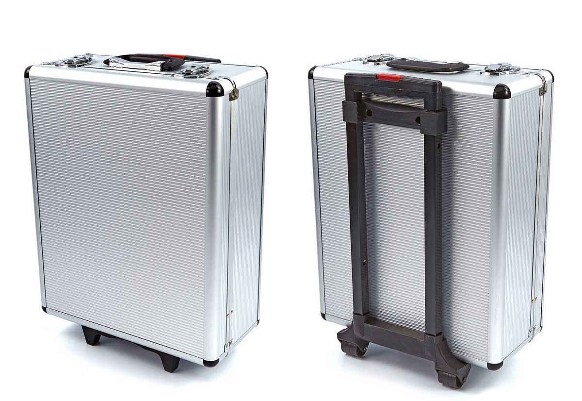 Vozík/kufr s nářadím na kolečkách, 599 dílů, 12.5 kg