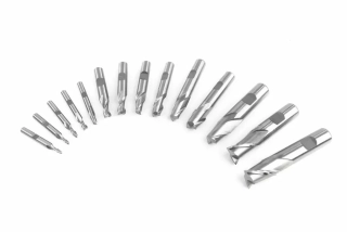 Fréza z rychlořezné oceli a kobaltu HSS-8Co, 2 břity, dřík 10 mm, průměr 10 mm