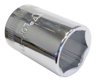 Hlavice nástrčná Lok-Typ 1/4", 12 mm, 6 hran, CrV, Welzh