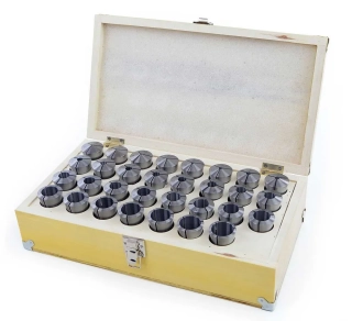 Komplexní sada kleštin 5C - 1.5 - 29.5 mm, poloviční rozměry, 29 ks