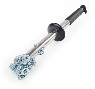 Magnet sběrný s uvolňovačem na špony, hřebíky