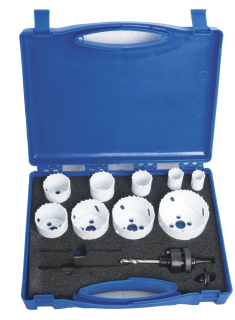 Pily vykružovací 19 - 68 mm, HSS-Bi-Metall, 13 dílů, Triumf