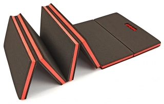 Dílenská montážní skládací pěnová podložka, lehátko pro mechaniky, sedák, chránič kolen 1200 x 420 x 30 mm