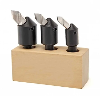 Dokončovací hlavy pro frézku - fly cutter - dřík/stopka 10 mm, sada 3ks