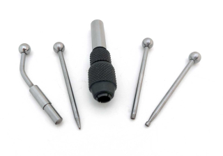 Dotykové centrovací sondy pro frézku, vrtačku, sada - vizuální