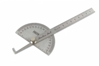 Kvalitní nerezový úhloměr 150 x 90 mm