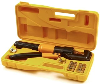 Pákové hydraulické lisovací - krimpovací kleště 6 tun , 4 - 70 mm2