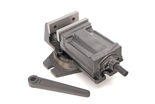 Litinový strojní svěrák typ 16 s odnímatelnou otočnou základnou pro strojní obrábění - šířka čelistí 80 mm