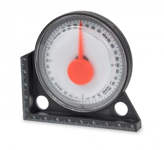 Analogový sklonoměr s magnetickou základnou, průměr 100 mm