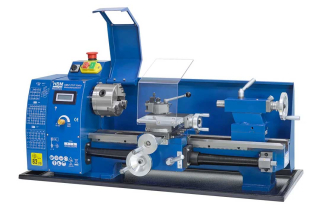 HBM 210 Vario, soustruh na kov s digitálním displejem, vario otáčkami a rychloupínačem A0 multifix, 80 kg