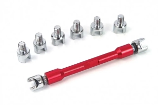 Klíč s 8 nástavci na utahování paprsků / drátů motocyklových kol, 5,4 - 6,8 mm