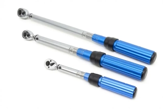 Profesionální momentové klíče 1/4", 3/8", 1/2" s rozsahem 5 - 330 Nm, obousměrné, certifkát přesnosti, sada 3 ks