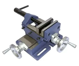 Precizní svěrák 100 mm s křížovým posuvem - pro frézování nebo vrtání, 9.5 kg, Warco