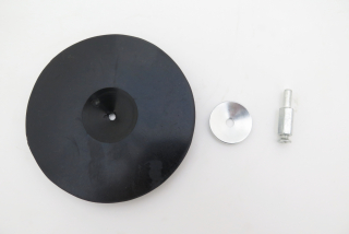Univerzální unašeč, gumový, průměr 125 mm, dřík 6 mm, Magg