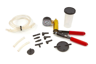 Pumpa podtlaková pro odvzdušnění brzd a dalších systémů, sada 14 dílů