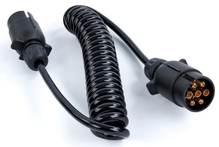 Připojovací, prodlužovací kabel pro přívěs 2,5 m , kabel se zástrčkou, 7 pól