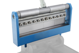 Mini segmentová ohýbačka plechu 300 mm, upnutí do svěráku, 12 kg