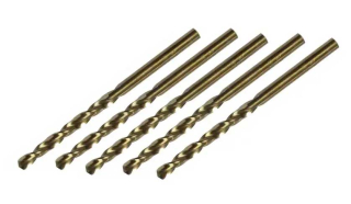 Vrták spirálový s 5% kobaltu, broušený HSS-Co, 8.4 mm, DIN 338, sada 5ks