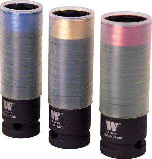 Hlavice nástrčné 1/2" Ultra-Torq , 17 - 21 mm, sada 3 kusy, Welzh