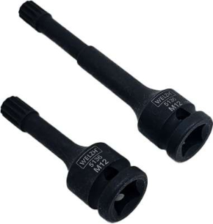 Speciální hlavice M12 na ložiska kol vozů VW, sada 2 kusů,  Welzh