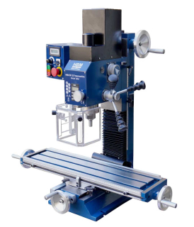 HBM BF 25 - frézka na kov, vario otáčky, velký stůl, kužel MK3, 160 kg