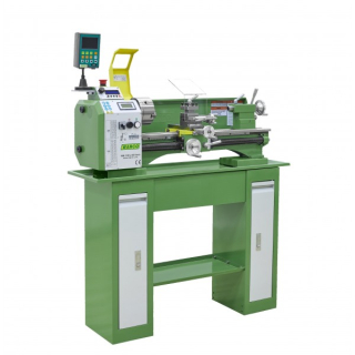 Warco D210EL, soustruh na kov s elektronicky ovládaným posuvem, variabilní otáčky, bezkartáčový motor, digitální odměřování DRO, 75 kg