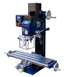 HBM BF 30 - frézka na kov, vario otáčky, kužel ISO 30, 220 kg