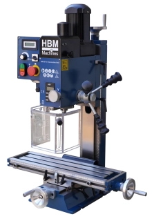 HBM BF 18 Vario - frézka na kov, vario otáčky, tichý chod bez vibrací, 72 kg