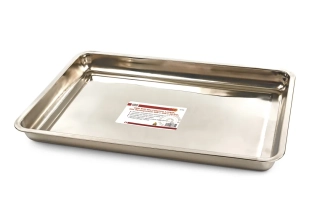 Nerezová úkapová podložka na olej pod automobily, motocykly a stroje 60 x 40 x 4.8 cm