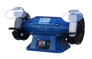 Stolní litinová bruska, 2 koutouče 150 mm, 16 kg