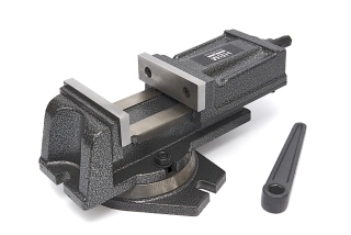 Litinový strojní svěrák 75 mm odnímatelnou otočnou základnou pro strojní obrábění, 8 kg