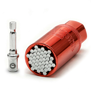 Univerzální nastavitelná hlavice nástrčná 3/8", 9 - 21 mm, CrV, Welzh