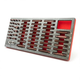 Velká sada bitů 1/2" a 3/8", Inbus, Torx, XZN, Ribe, S2, 60 dílů, Welzh