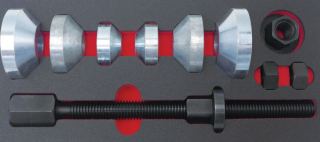 Sada přípravků pro demontáž ložisek - dvojité adaptéry ke kluznému kladivu, Welzh