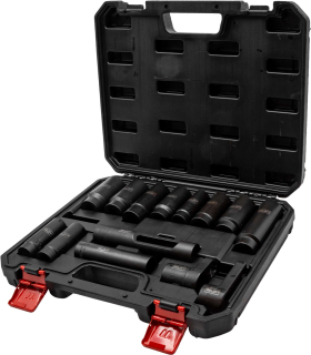 Komplexní sada nástrčných hlavic na vstřikovače, snímače a lambda sondy, sada 14 dílů, Welzh